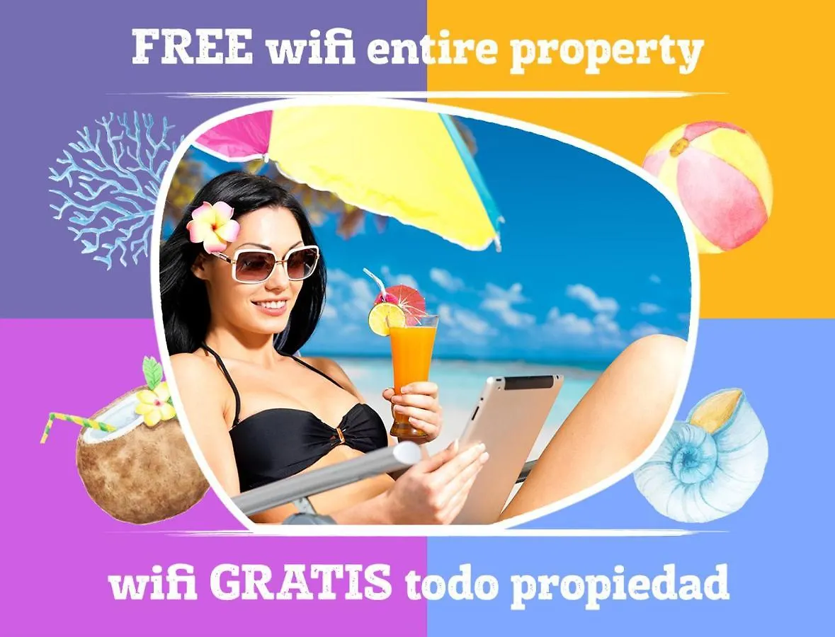 Tropikana Sol Karib Beach Pool Studios Los Corales Bavaro Wifi Parking Punta Cana